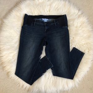 Dark wash maternity jeans size 10